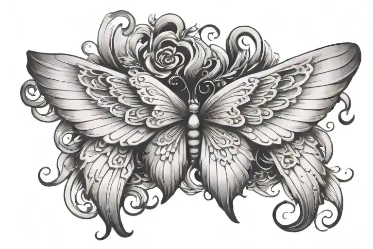 Angel Wings Butter Fly