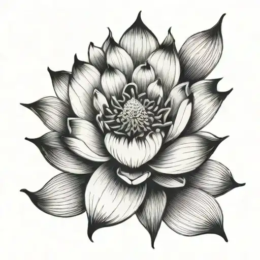 Lotus Flower Emerging