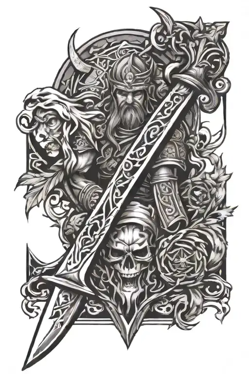 Auto Sound And Kitchen Knife And Norse Mythology