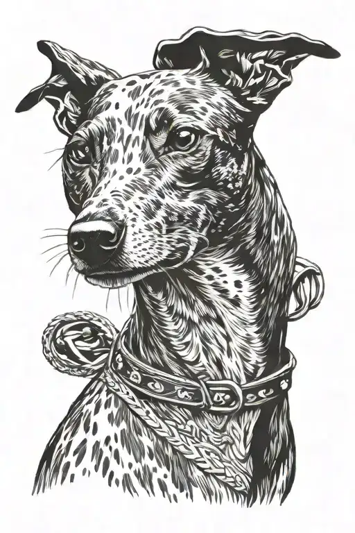 Black Greyhound With White Speckles Named Pablo