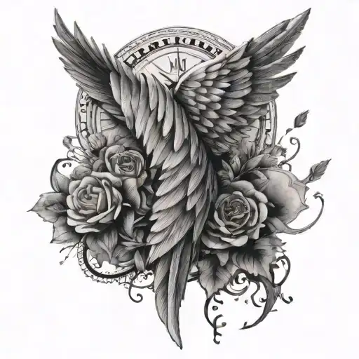 A Sleeve Tattoo That Starts Off Moari On The Forearm Abd Becomes A Wing On The Upper Arm