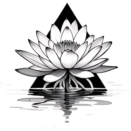 Triangles And Water Lily