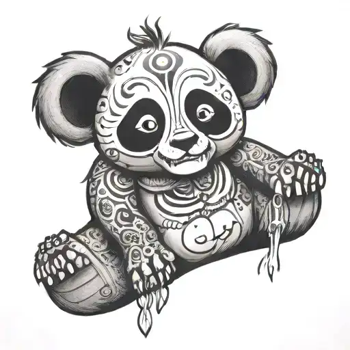 Voodoo Panda Bear Committing Suicide Survivor