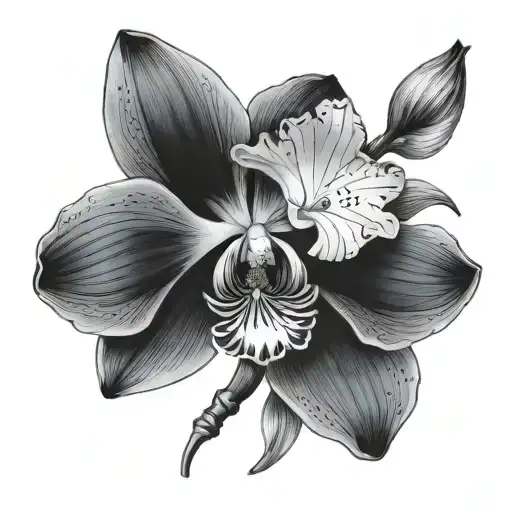 2 Images Becomes 1 Blue Orchid