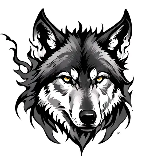 Wolf With Wind And Flame Save Or Perish