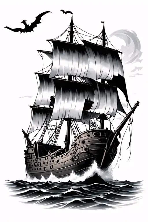 Ghost Pirate Ship