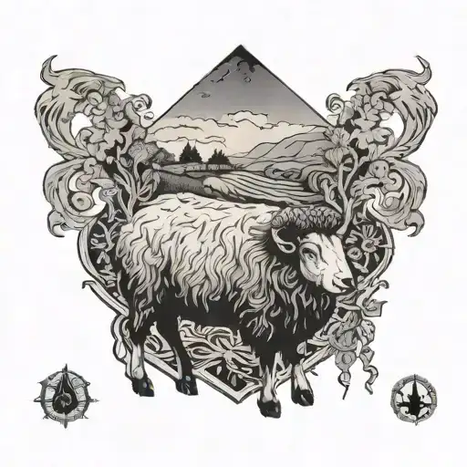 Black Sheep With The Levellers Levelling The Land Cover Art Mixed