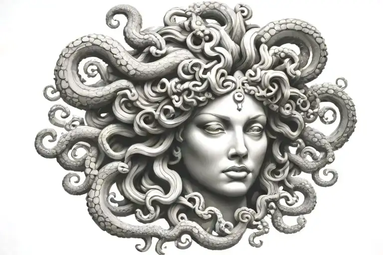 Medusa Statue