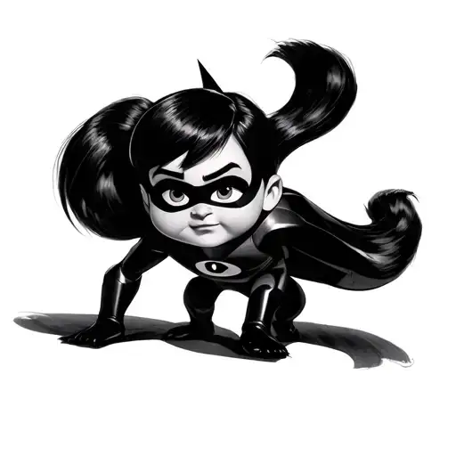 Pixar Incredibles Mrs Incredible Violet Baby Jack Jack