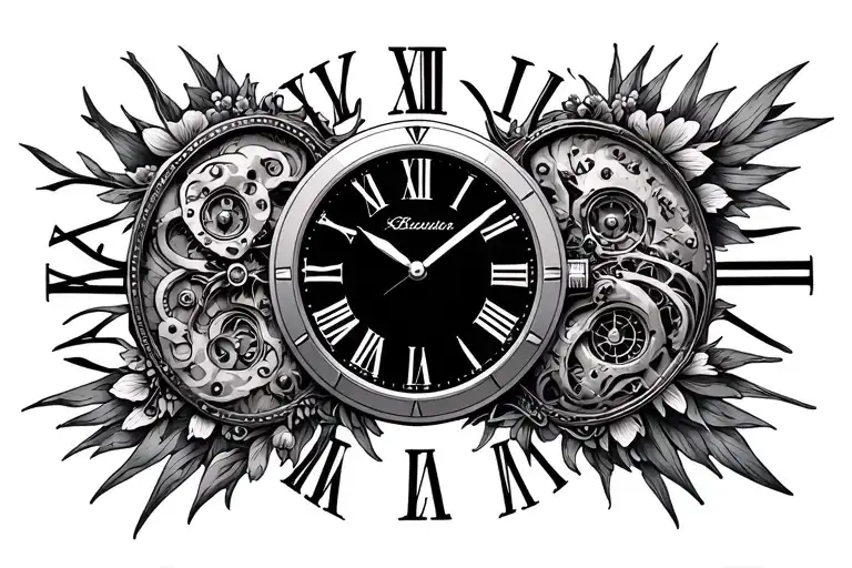 Relogio Roman Numerals