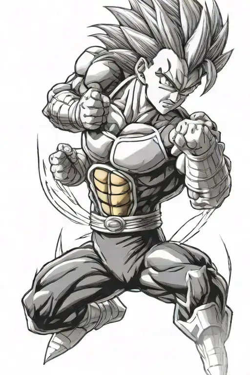 Imagem Do Vegeta Super Sayajin 2 Dragon Ball Z Character