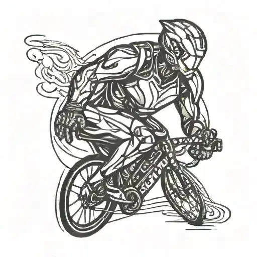 Ironman M Dot Triathlon Logo Outline