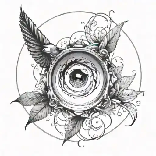 Circle Over M Outline