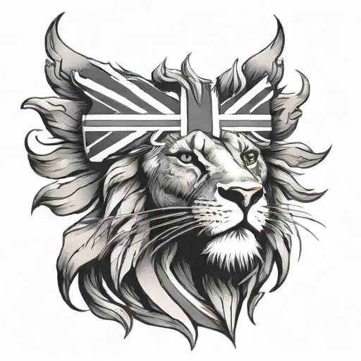 Union Jack Lion