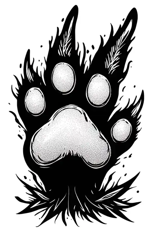 Dog Paw Print