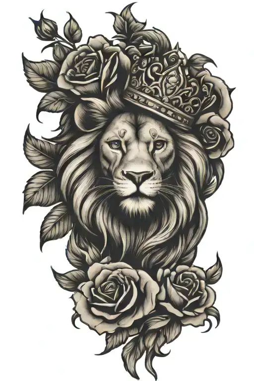 Lion Crown Rose
