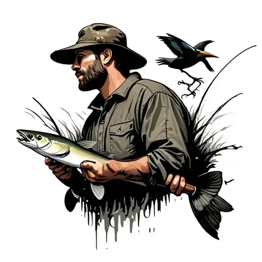 2 Guys 1 Fishing And 1 Bird Hunting