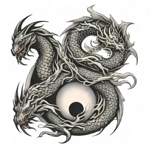 1988 Dragon Yin Yang Maiden