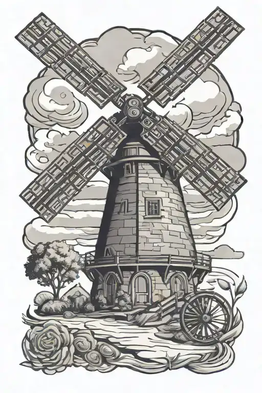 Brotherhood Roadtrip Holland Windmill Cookie