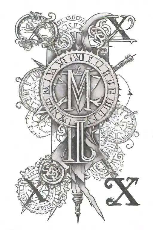 Roman Numerals Representing Important Dates