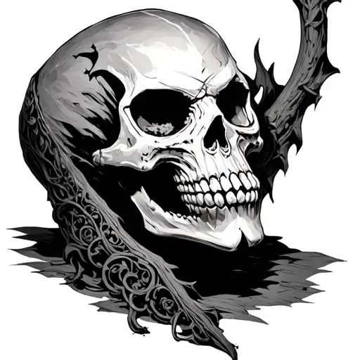 Skull And Behelit From Berserk Manga