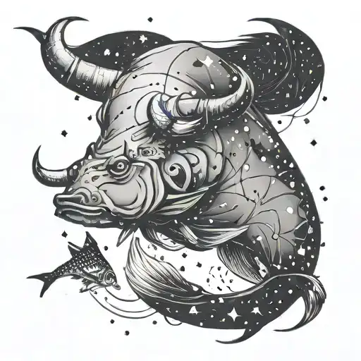 Bull And Fish Constellation