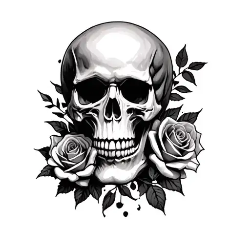 Skull Roses Master Home Surrounded