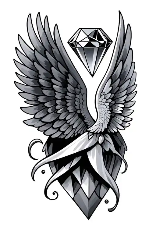 Diamond With Wings