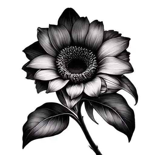 Sunflower Orchid Lily Intertwined