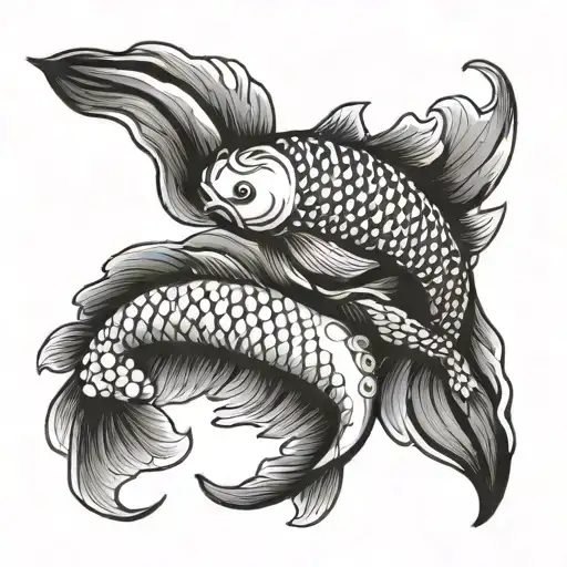 Koi Fish Ying Yang
