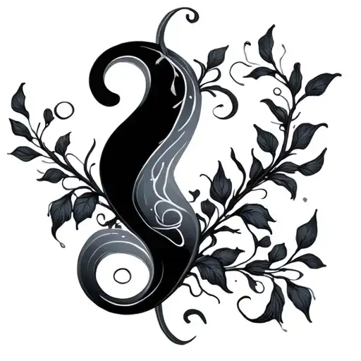 Semicolon Vines Wrapped