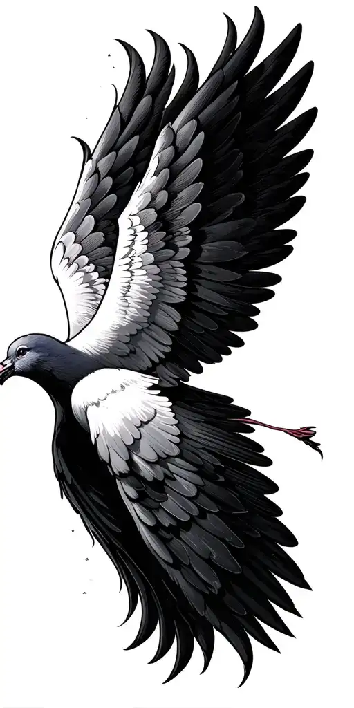 Clouds Baby Angelwings Dove Flying