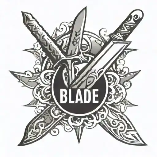 Blade Picture With The Word Blade On It