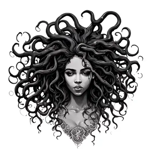 African American Medusa