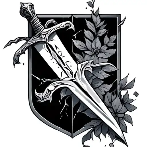 Broken Sword And Between It Is Written Predestined