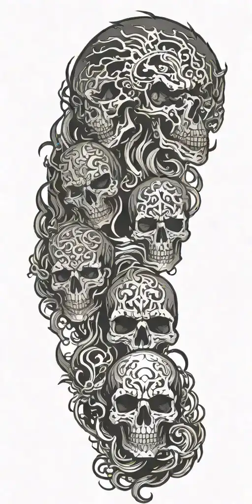 Negative Space Demask And 3 Fire Sprites