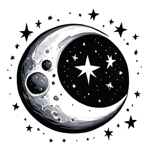 Moon And Stars