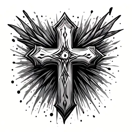 Cross With A Nice Background