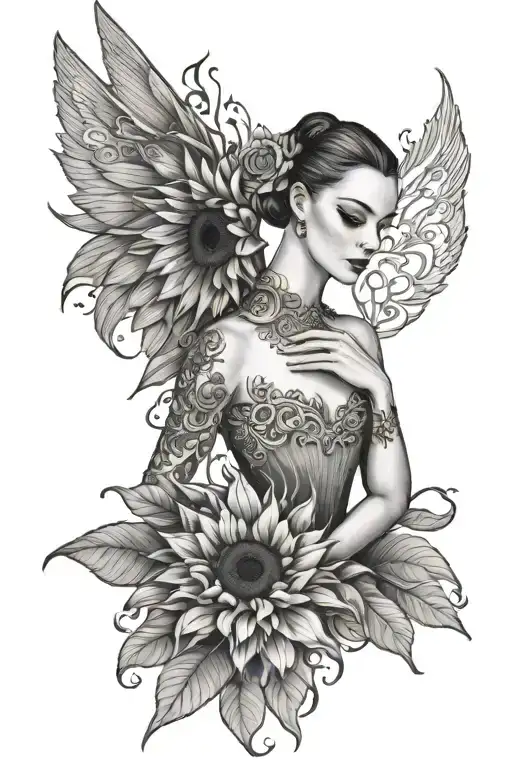 Black Swan Ballerina Sunflower Incorporated