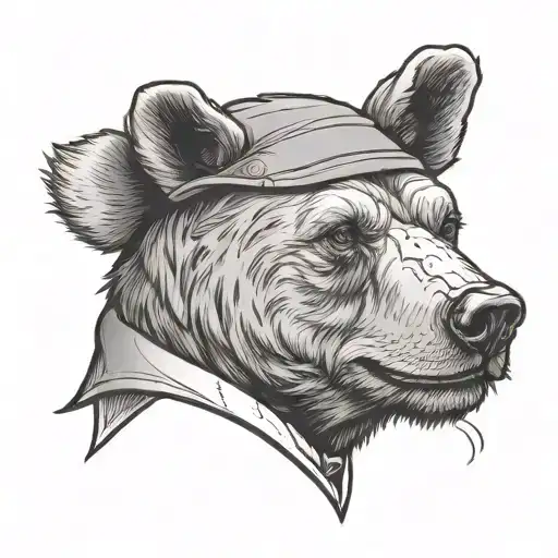 Gentleman Bear Head