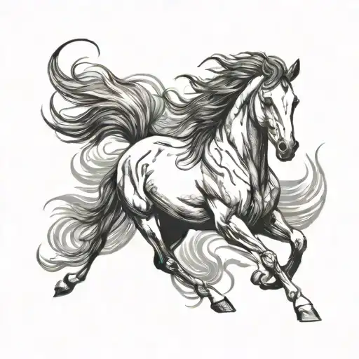 Horse Galloping