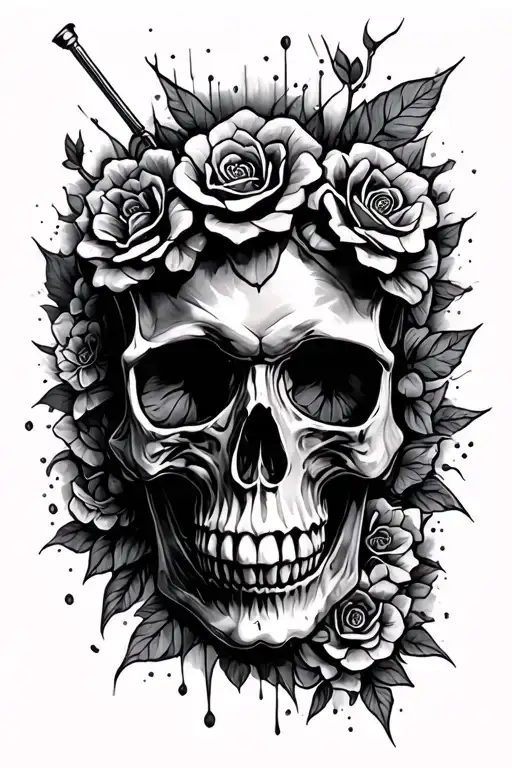 Skull For Alcoholic In Recovery