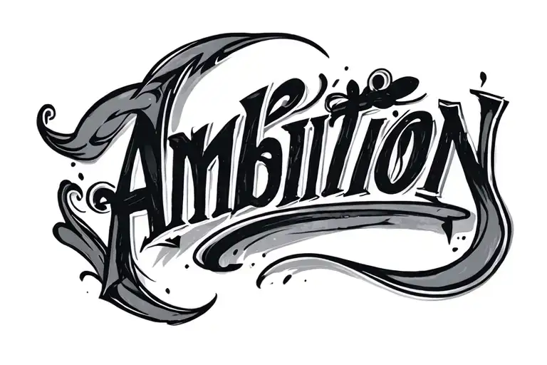 Ambition Lettering