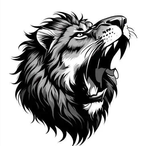 Lion Roaring