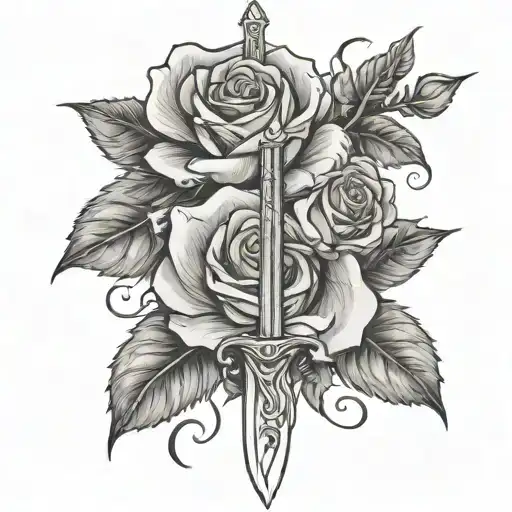 Sword In Roses