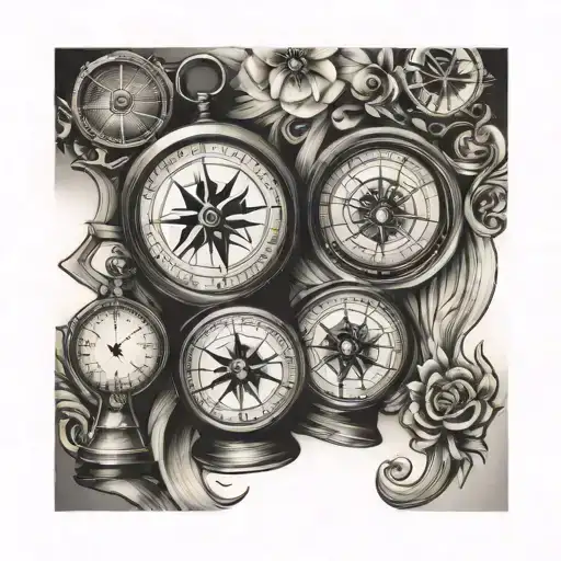 Compass And Hourglass