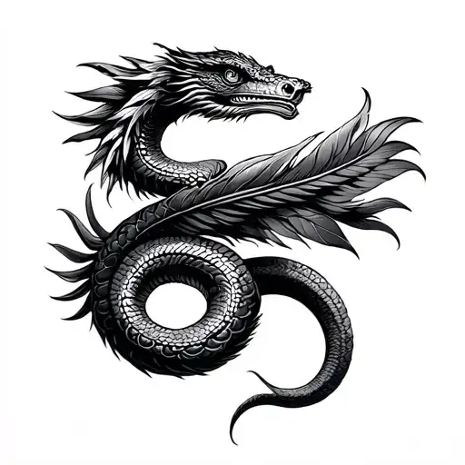 Quetzalcoatl Feathered Snake