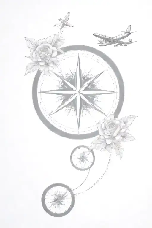 Instead Of The Airplane Add A Sun