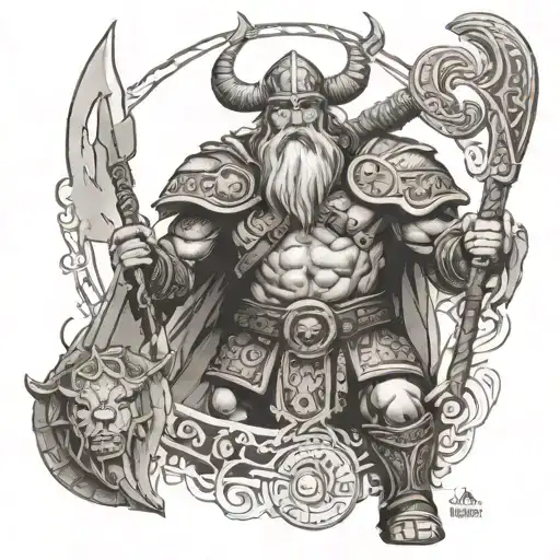 Norse God Oden Viking