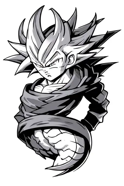 Dragon Ball Z And Cross Wrapped